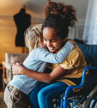 Camille soutient les familles avec enfants en situation de handicap