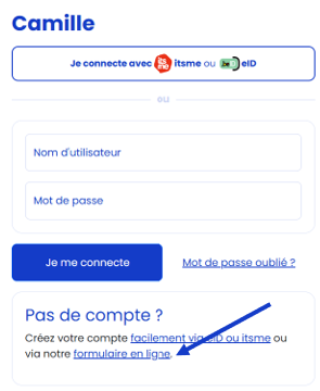 inscription par formulaire